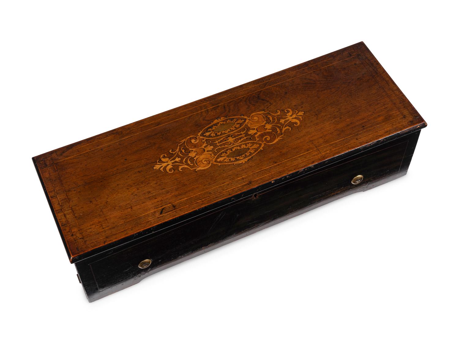 A Four-Air Mandoline Keywind Music Box