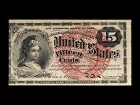 A Fourth Issue Fractional Currency 15c Note