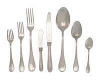 A Christofle Stainless Steel Flatware Service