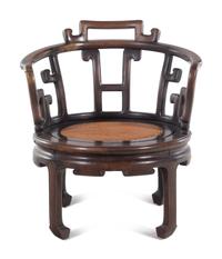 A Chinese Rosewood Armchair