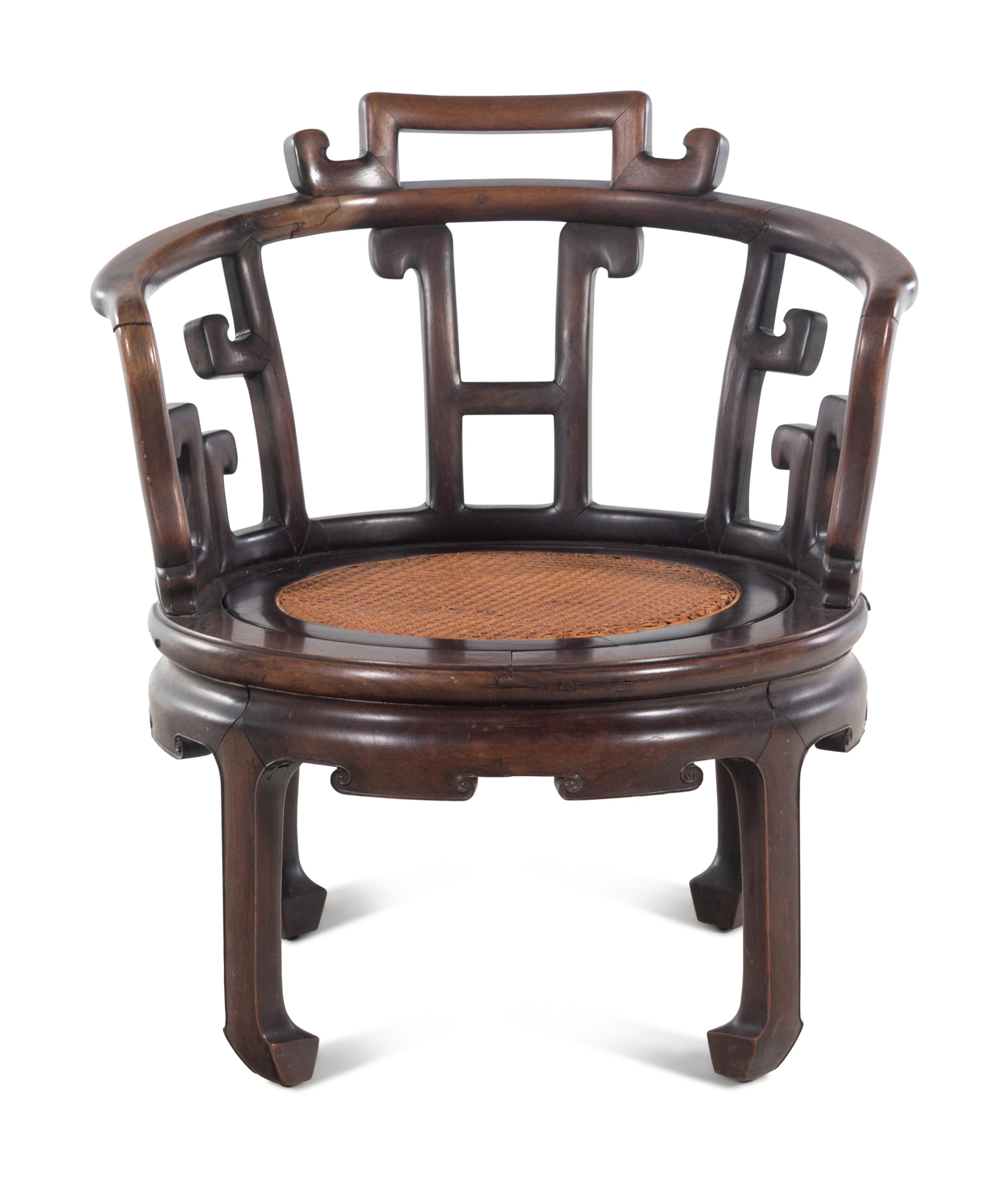 A Chinese Rosewood Armchair