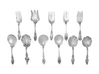 A Group of American Silver Serving Articles