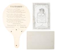 [HARRISON, Benjamin]. Cabinet cards and campaign ephemera, comprising: