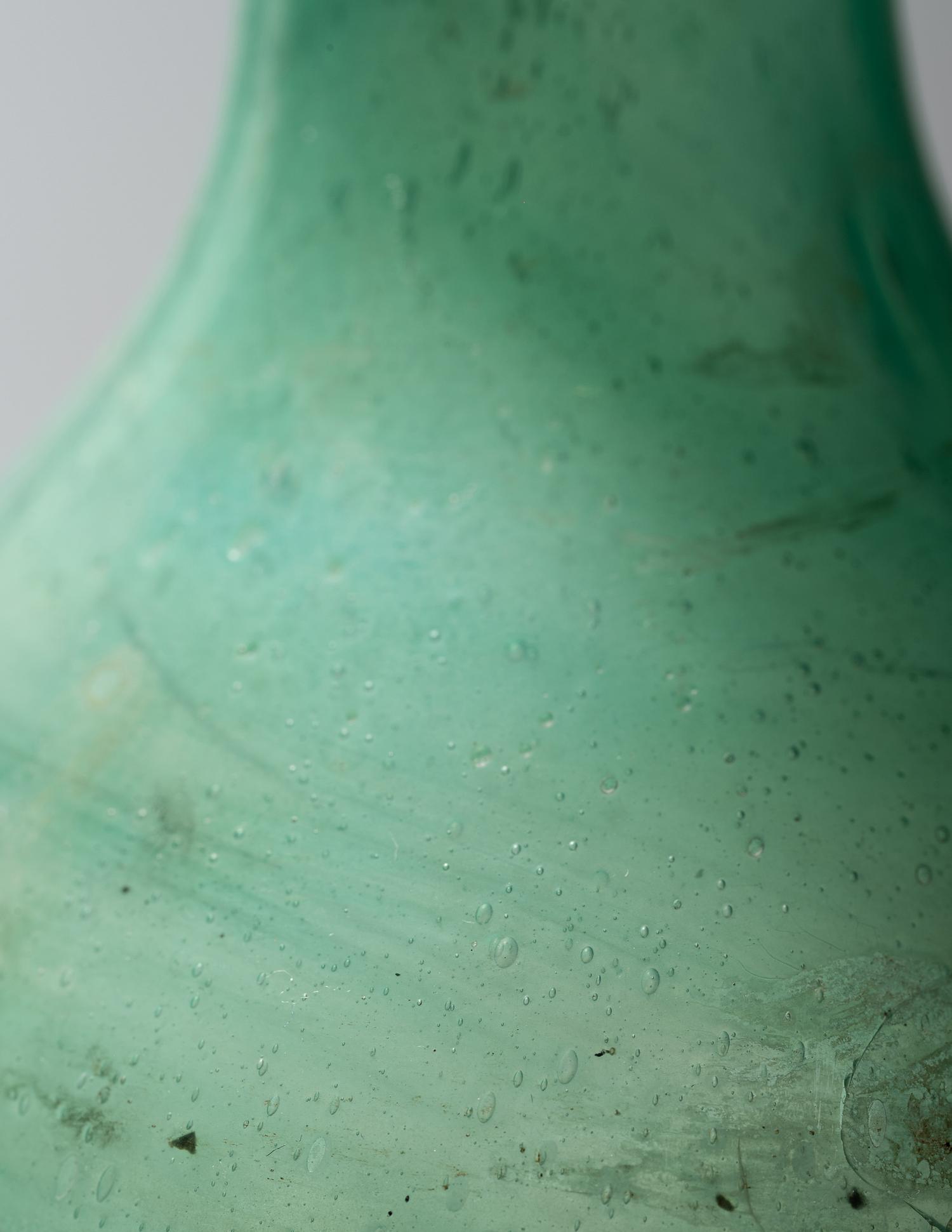 A Parthian Green Glass Bottle