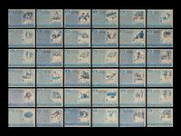 A Group of 36 1955 Topps All American Football Cards (Including Knute Rockne and The Four Horsemen),