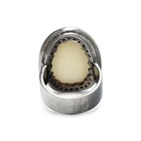 QUARTZ AND DIAMOND RING