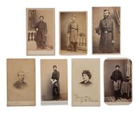 [CIVIL WAR]. A group of 19 CDVs of Union officers and enlistedmen, some identified.