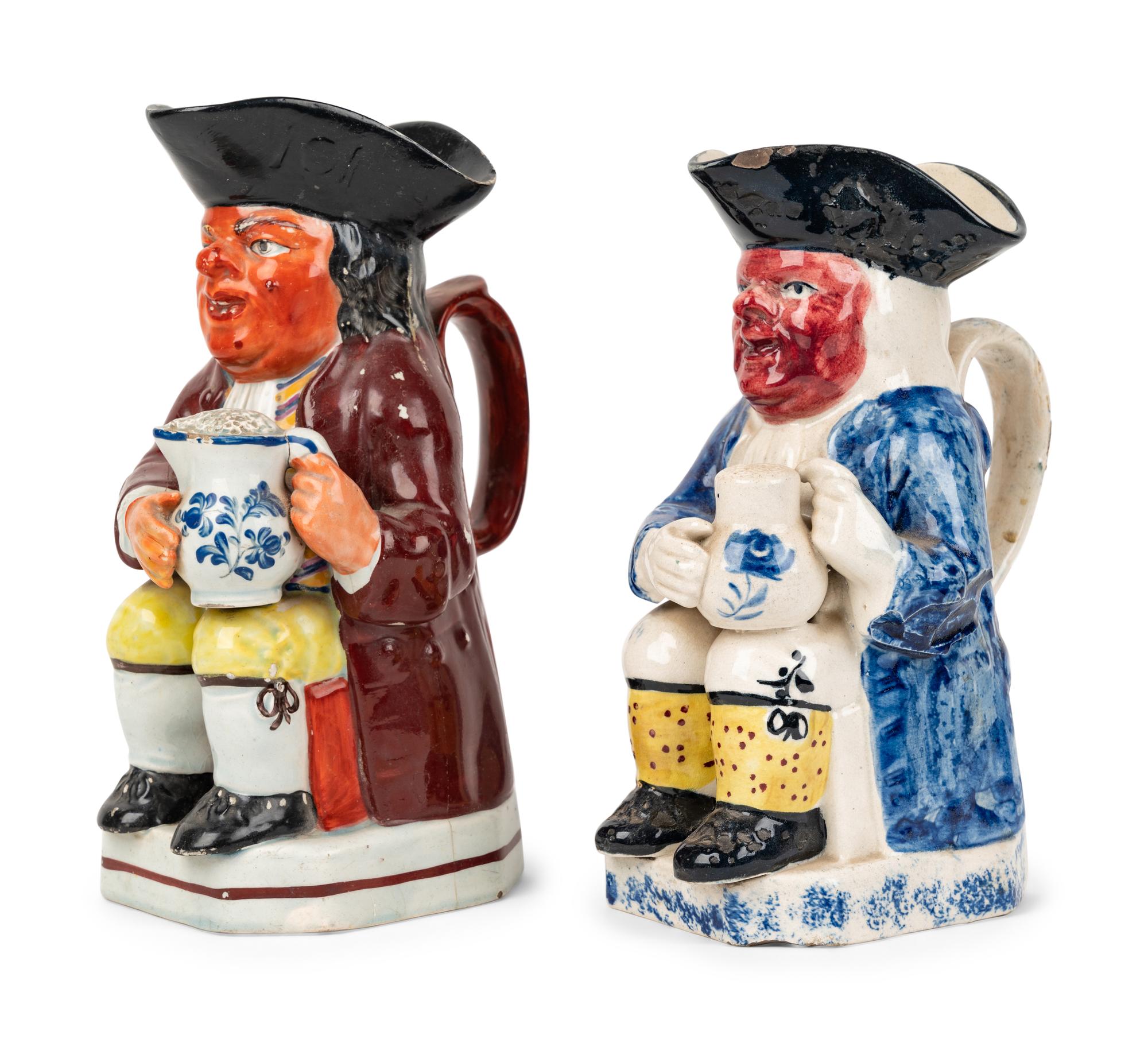 A Walton Pottery Toby Jug and Another Toby Jug