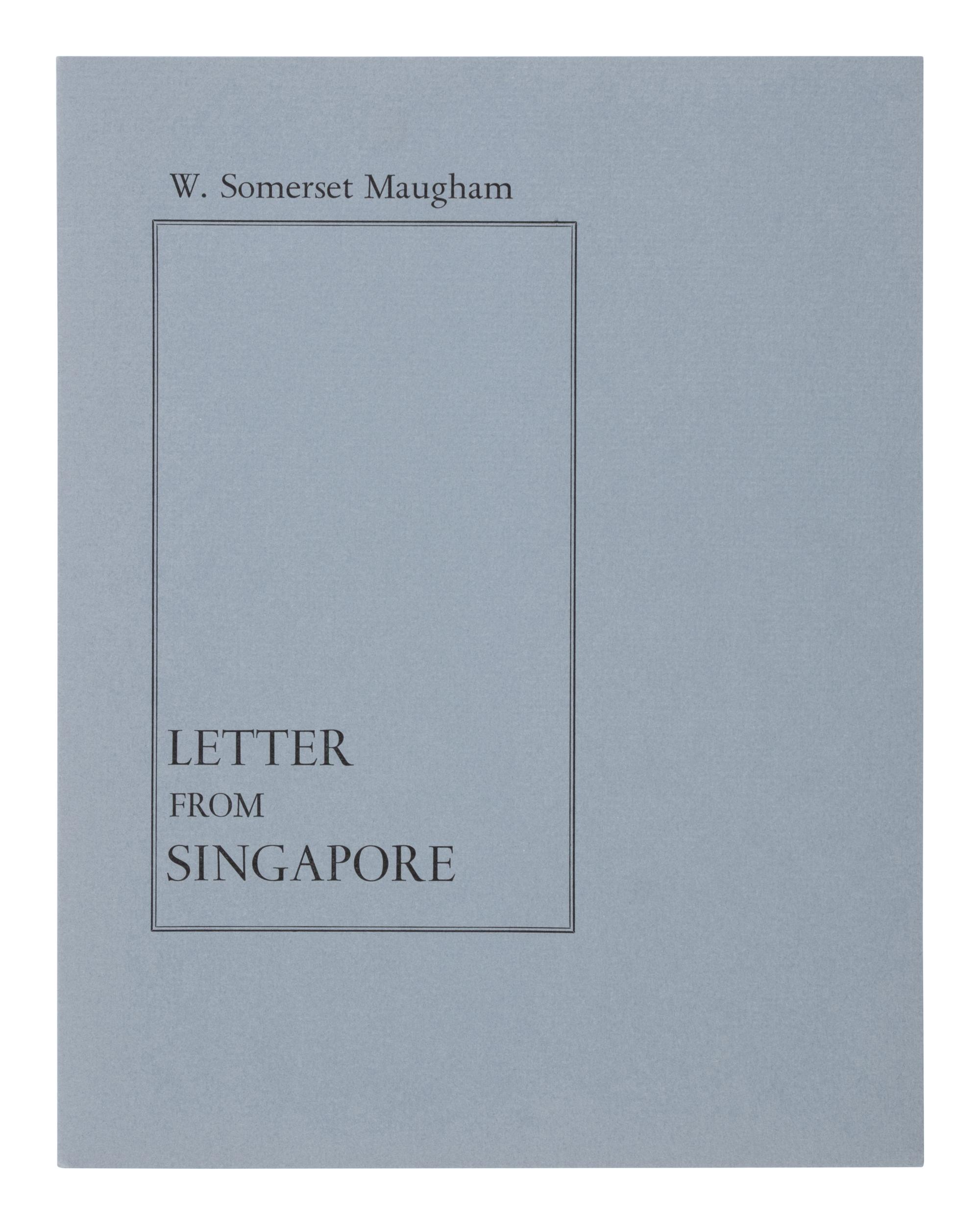 [Literature] [Maugham, W. Somerset]. Large Archive of Related Works
