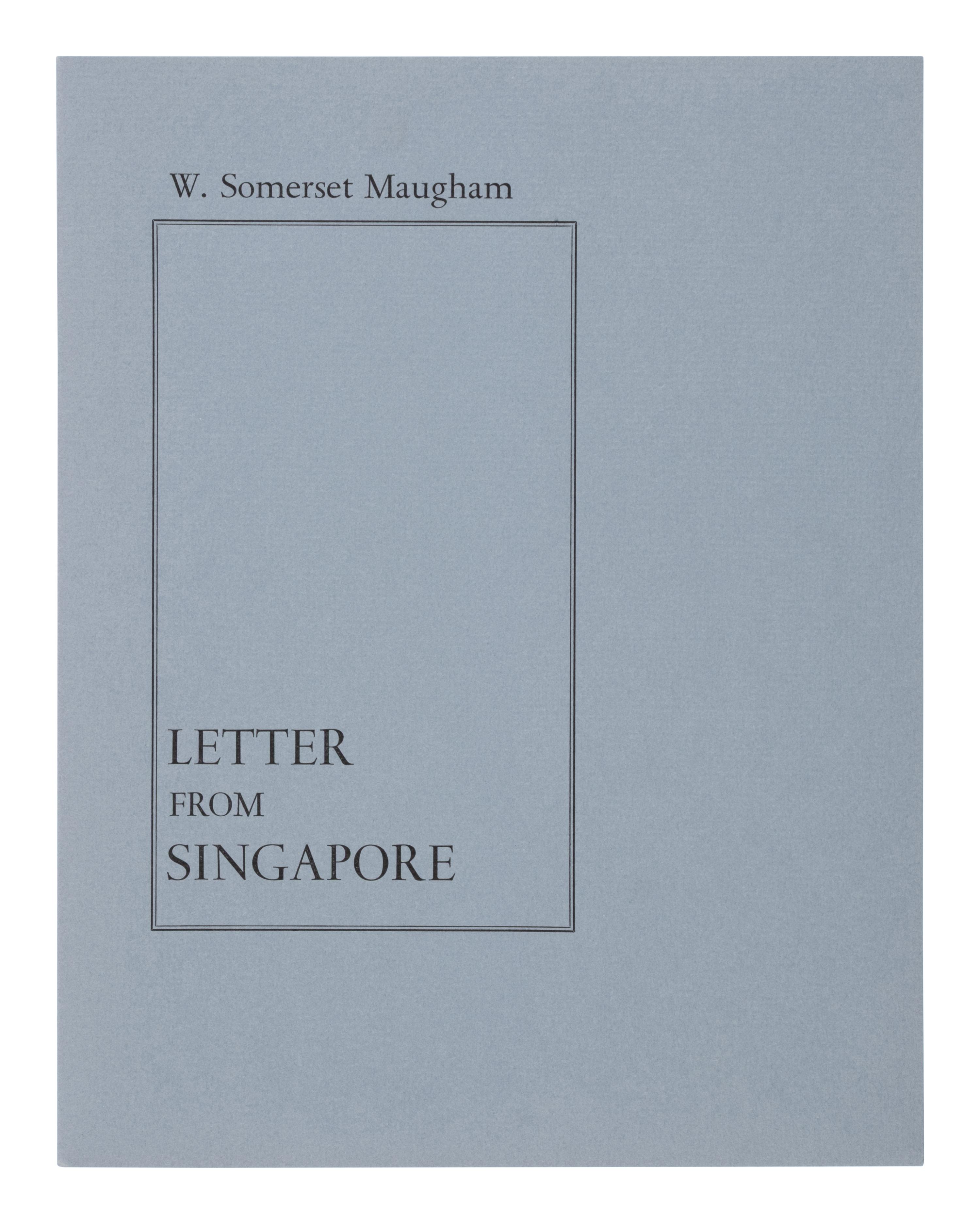 [Literature] [Maugham, W. Somerset]. Large Archive of Related Works
