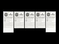 A Collection of 18 Chicago Bulls Michael Jordan Last Dance Era 1997-98 Regular Season and Playoff Tickets and Stubs,