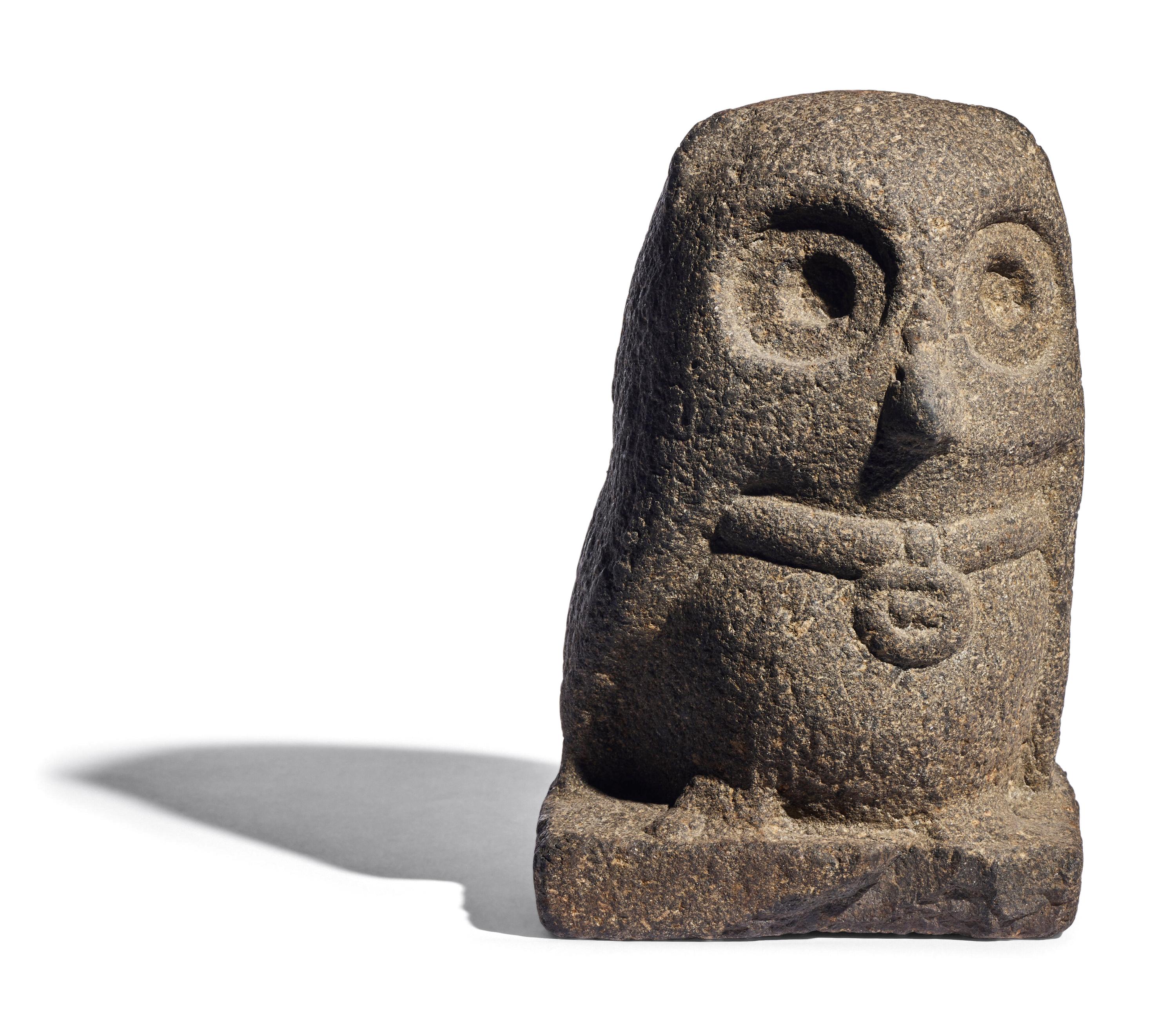 A Toltec or Aztec Stone Bird Figure