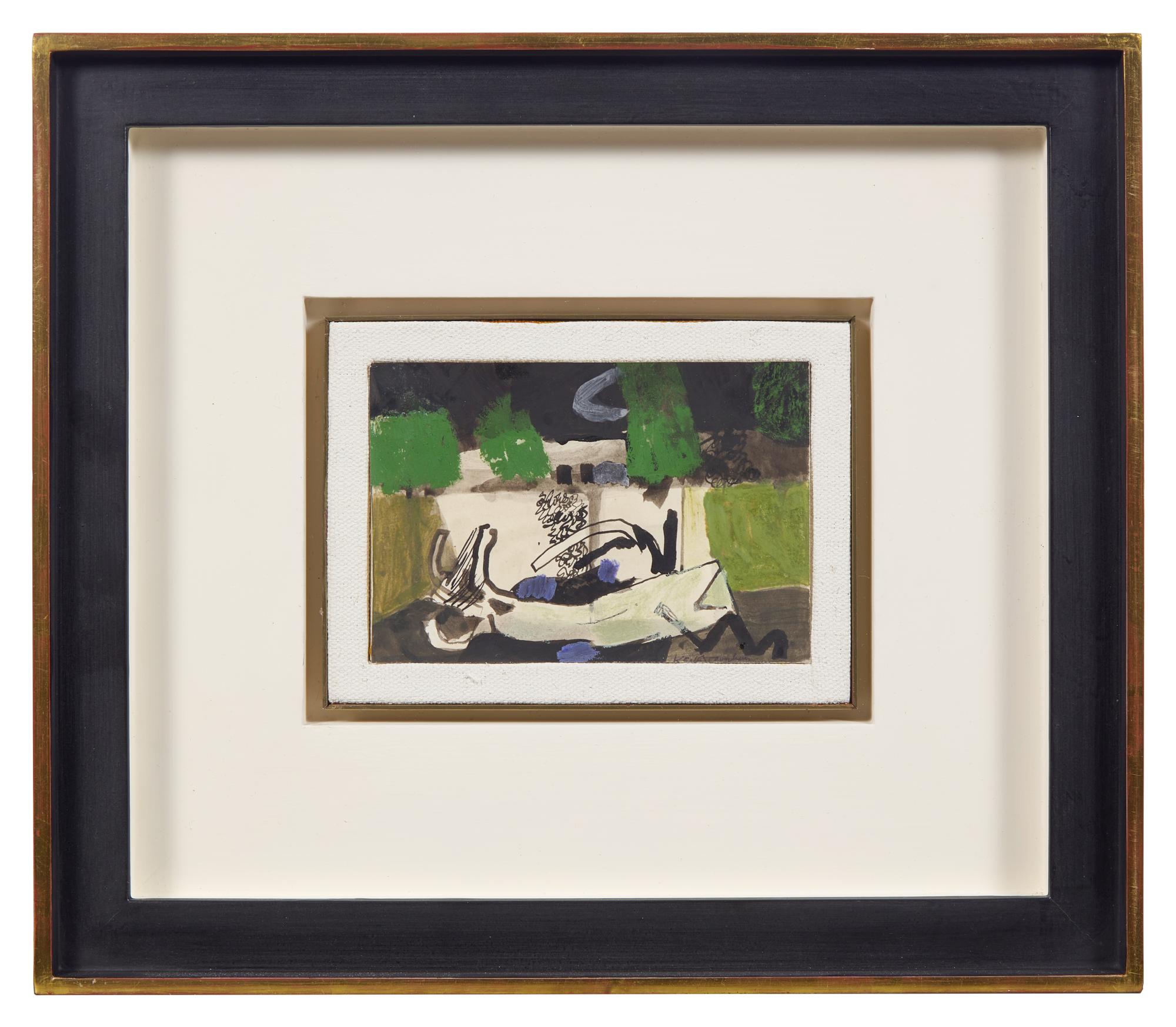 Second Study for Walled Garden , 1946