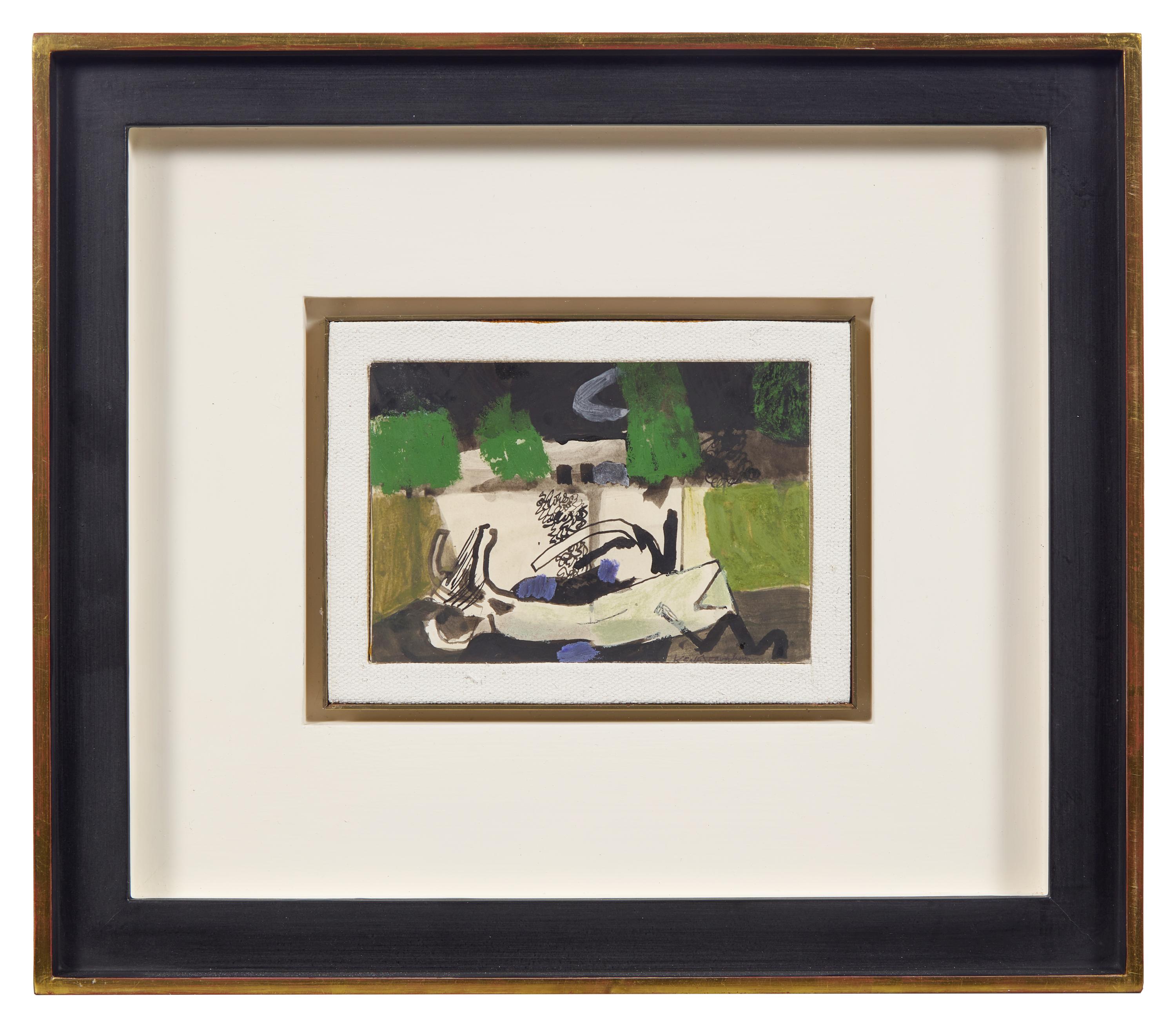 Second Study for Walled Garden , 1946