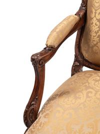 A Régence Style Carved Oak Settee