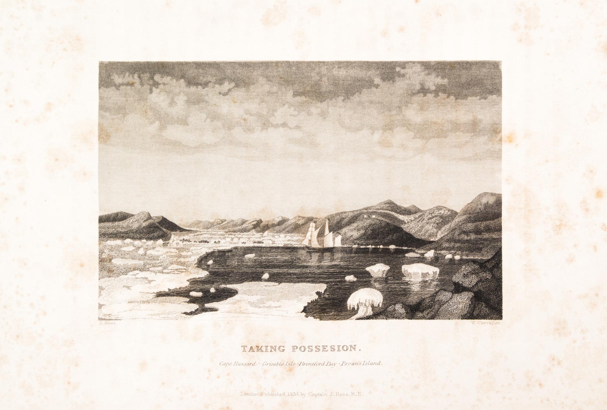 ROSS, JOHN, SIR. Narrative of a Second Voyage in Search of a North-West Passage... London, 1835. First ed, lg. paper ed.