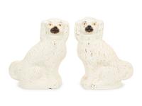 A Pair of Large Staffordshire Spaniels