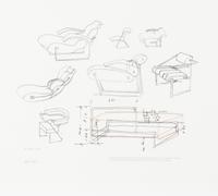 First sketches for Day bed and Non Conformist for ClassiCon, 1983
