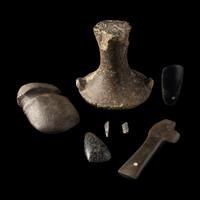Six Native American Stone Tools