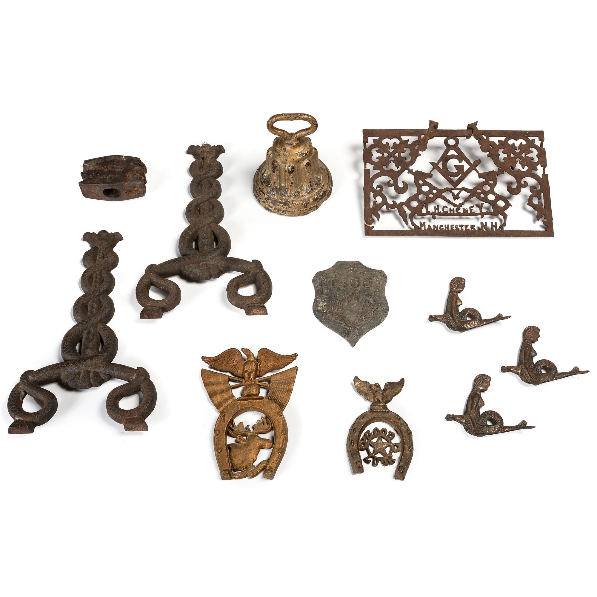 Eleven Cast Iron Articles
