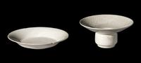 Two Chinese White Glazed Ding Porcelain Wares