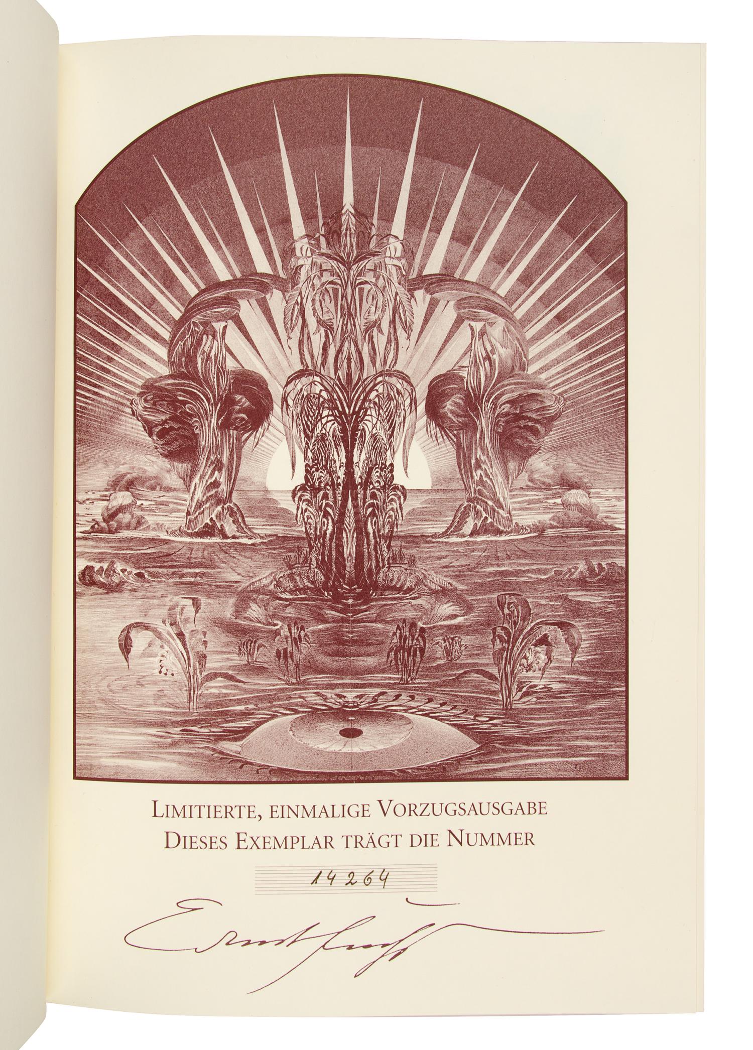 [ARTIST'S BOOK]. FUCHS, Ernst (1930-2000), illustrator. Die Bibel: Die Heilige Schrift des Alten und Neuen Testaments. Augsburg, 1996.
