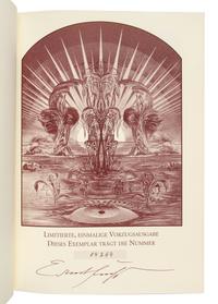 [ARTIST'S BOOK]. FUCHS, Ernst (1930-2000), illustrator. Die Bibel: Die Heilige Schrift des Alten und Neuen Testaments. Augsburg, 1996.