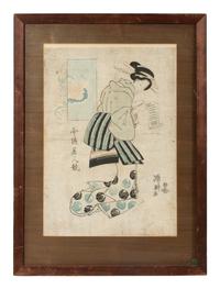 A Group of Four Japanese Woodblock Prints