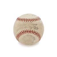 A Dizzy Dean and Paul Dean Multi Signed Baseball