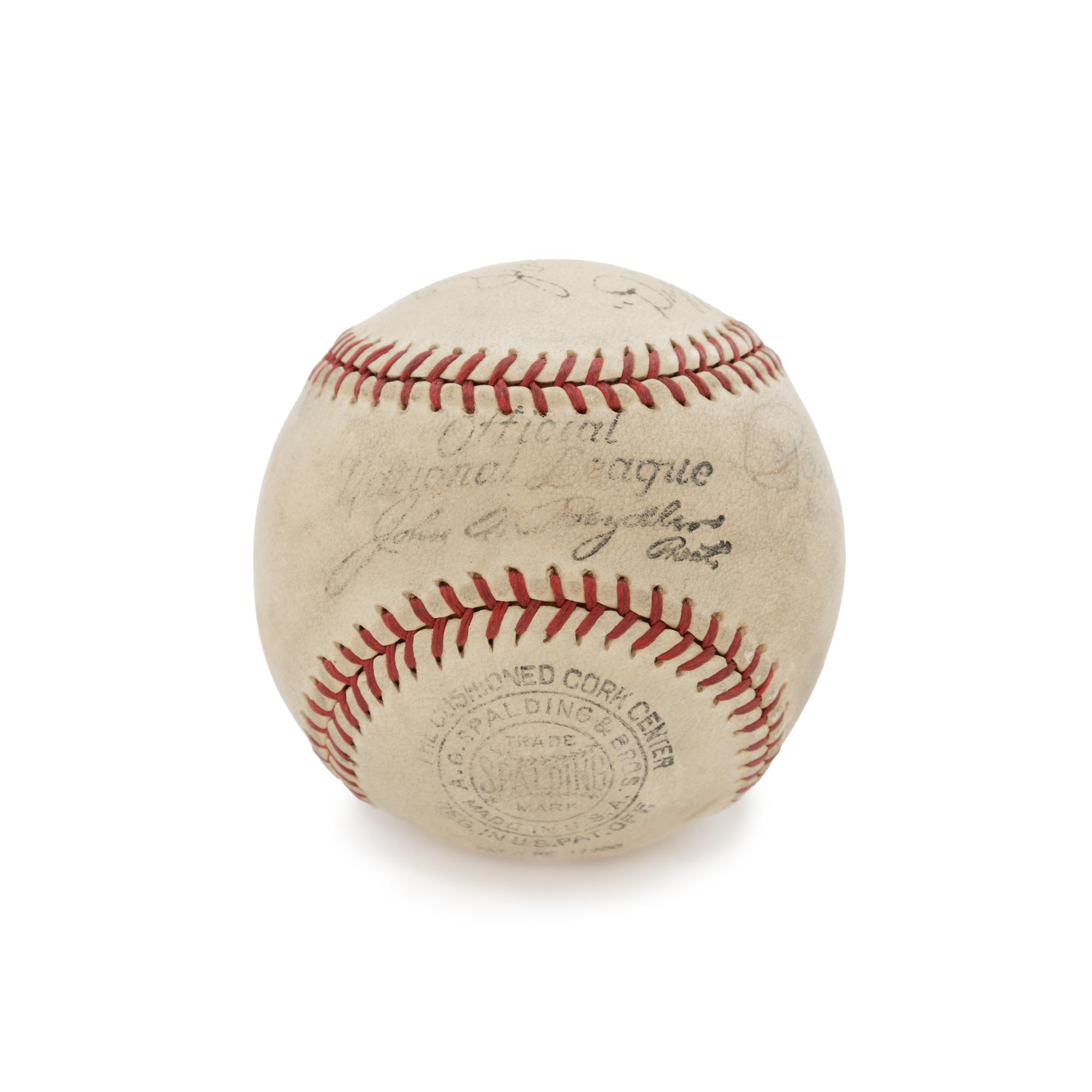 A Dizzy Dean and Paul Dean Multi Signed Baseball