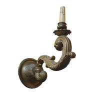 A Bronze Single-Arm Bronze Sconce 6" W x 12" D x 14" H — United States, Circa 1900