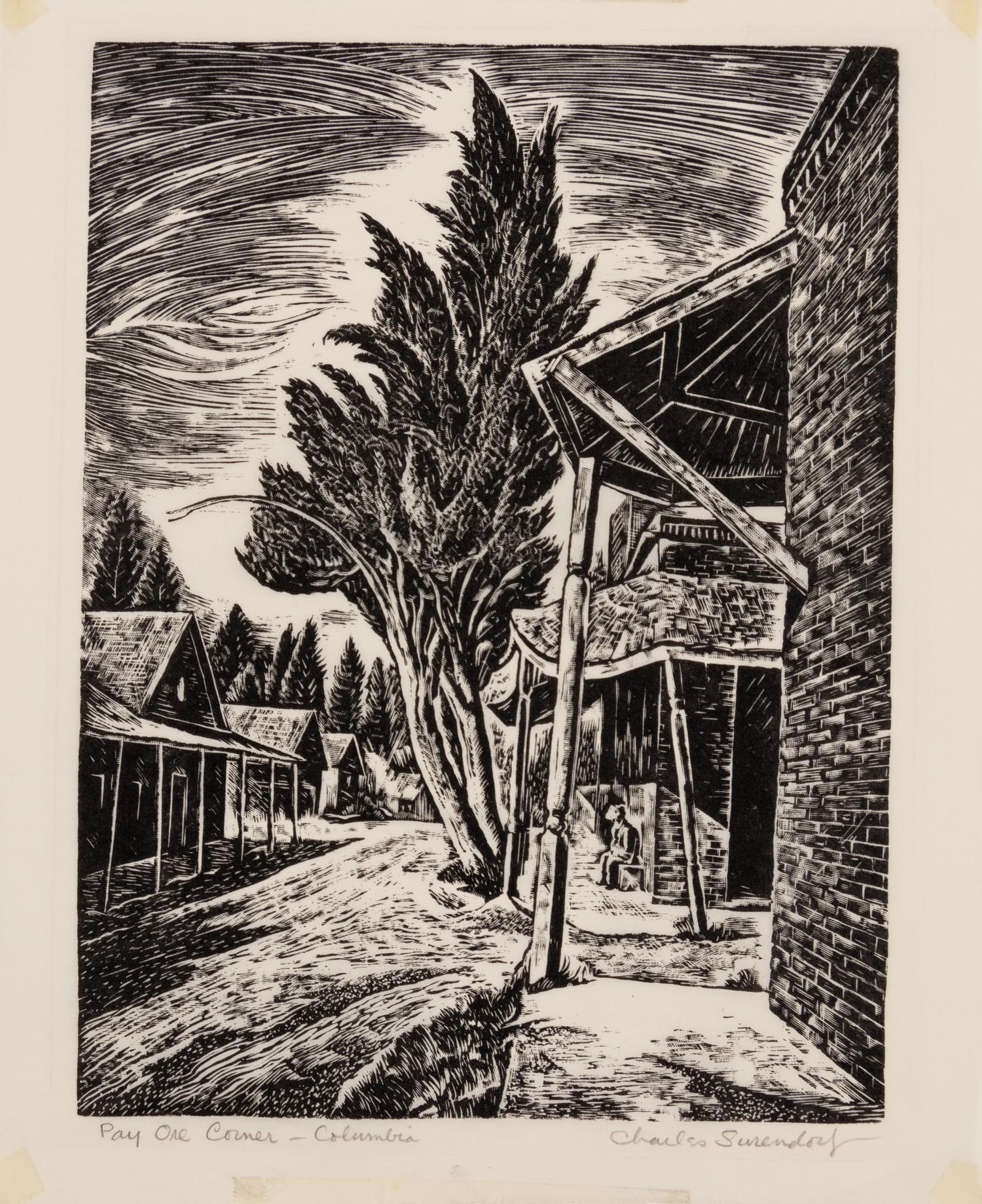 A pair of prints ( House in new Orleans; Pay Ore Corner )