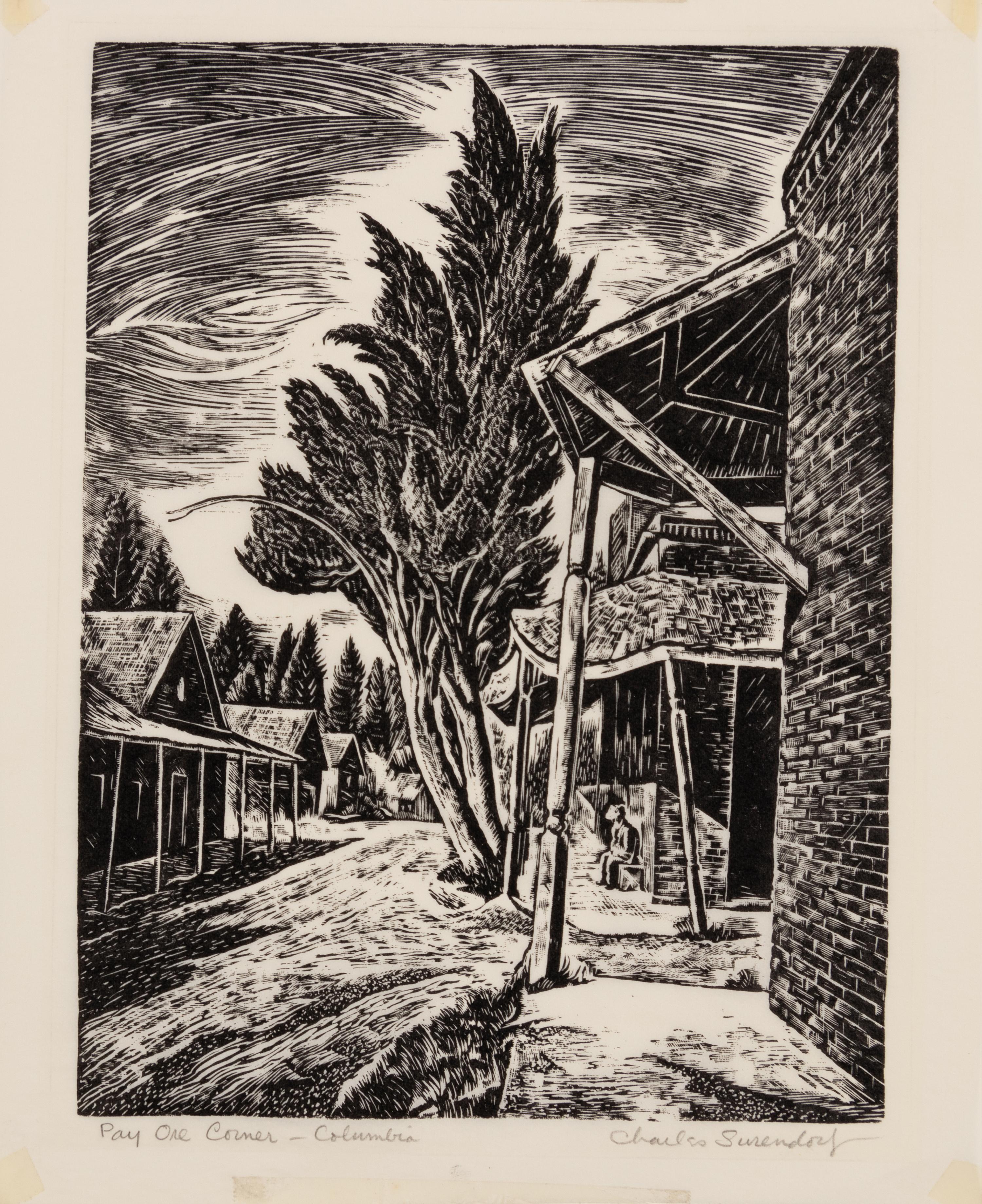A pair of prints ( House in new Orleans; Pay Ore Corner )