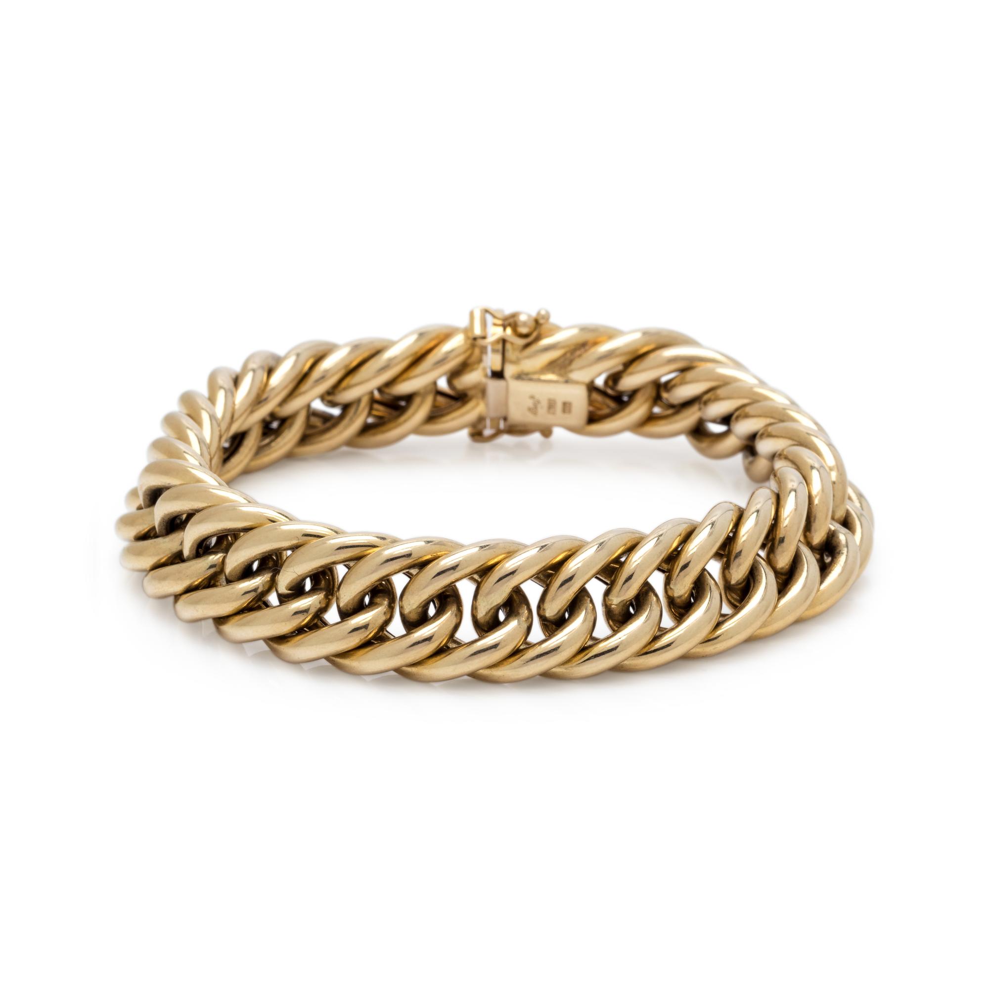 YELLOW GOLD BRACELET