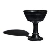 An Etruscan Bucchero Chalice