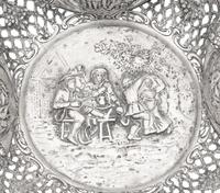 A German Silver Reticulated Basket