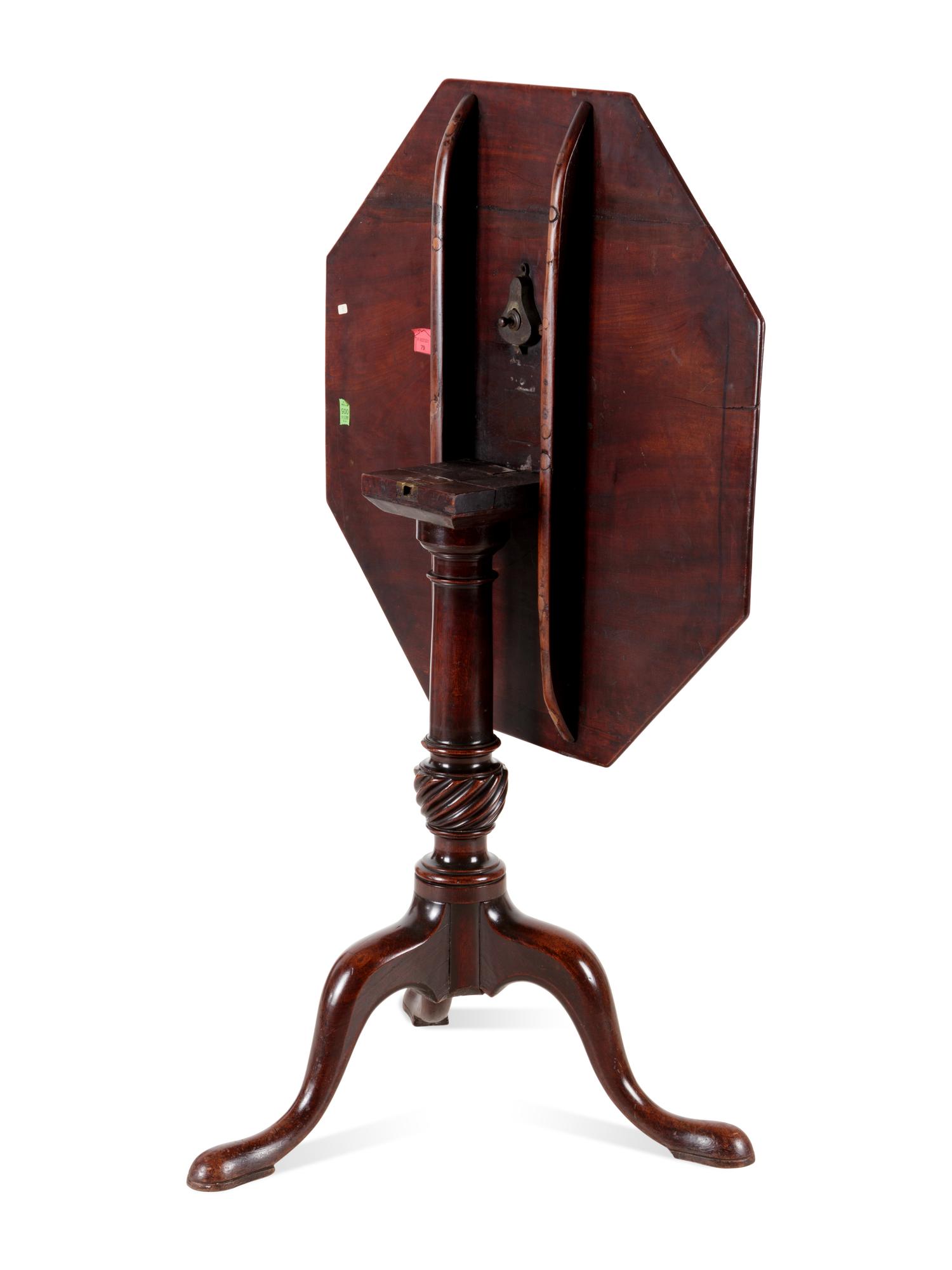 A George III Mahogany Tea Table