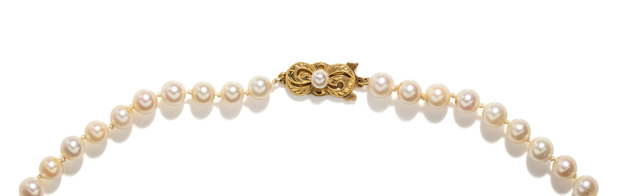 MIKIMOTO, CULTURED PEARL NECKLACE