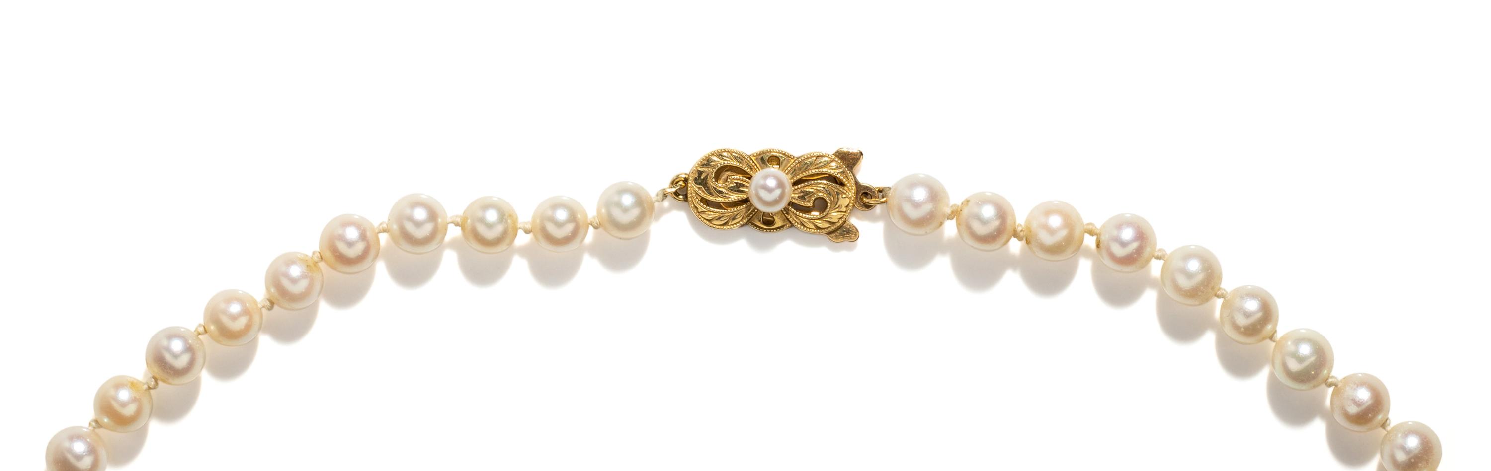 MIKIMOTO, CULTURED PEARL NECKLACE