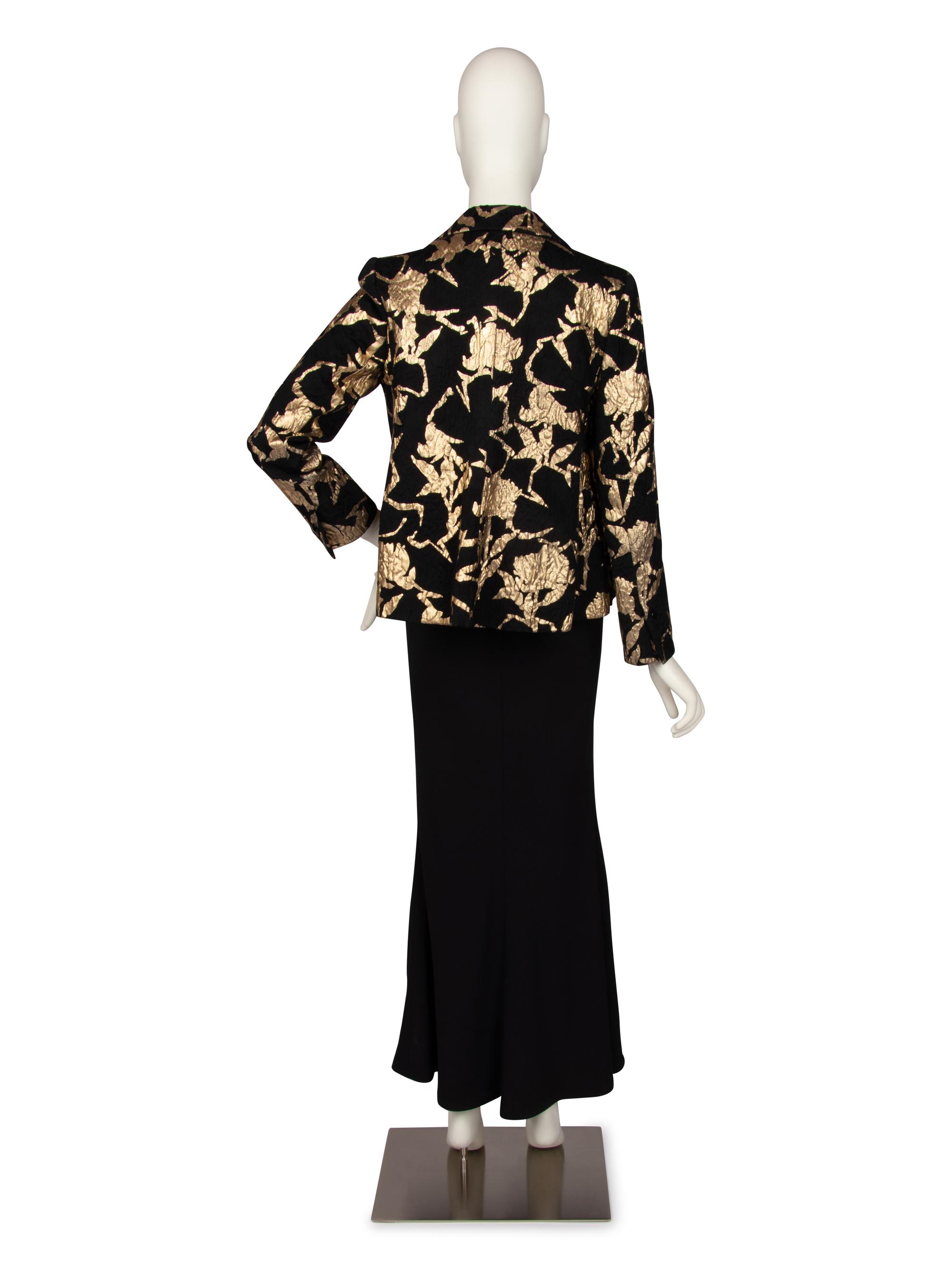 Christian Dior Haute Couture Gold and Black Dress and Jacket, Spring/Summer 2006