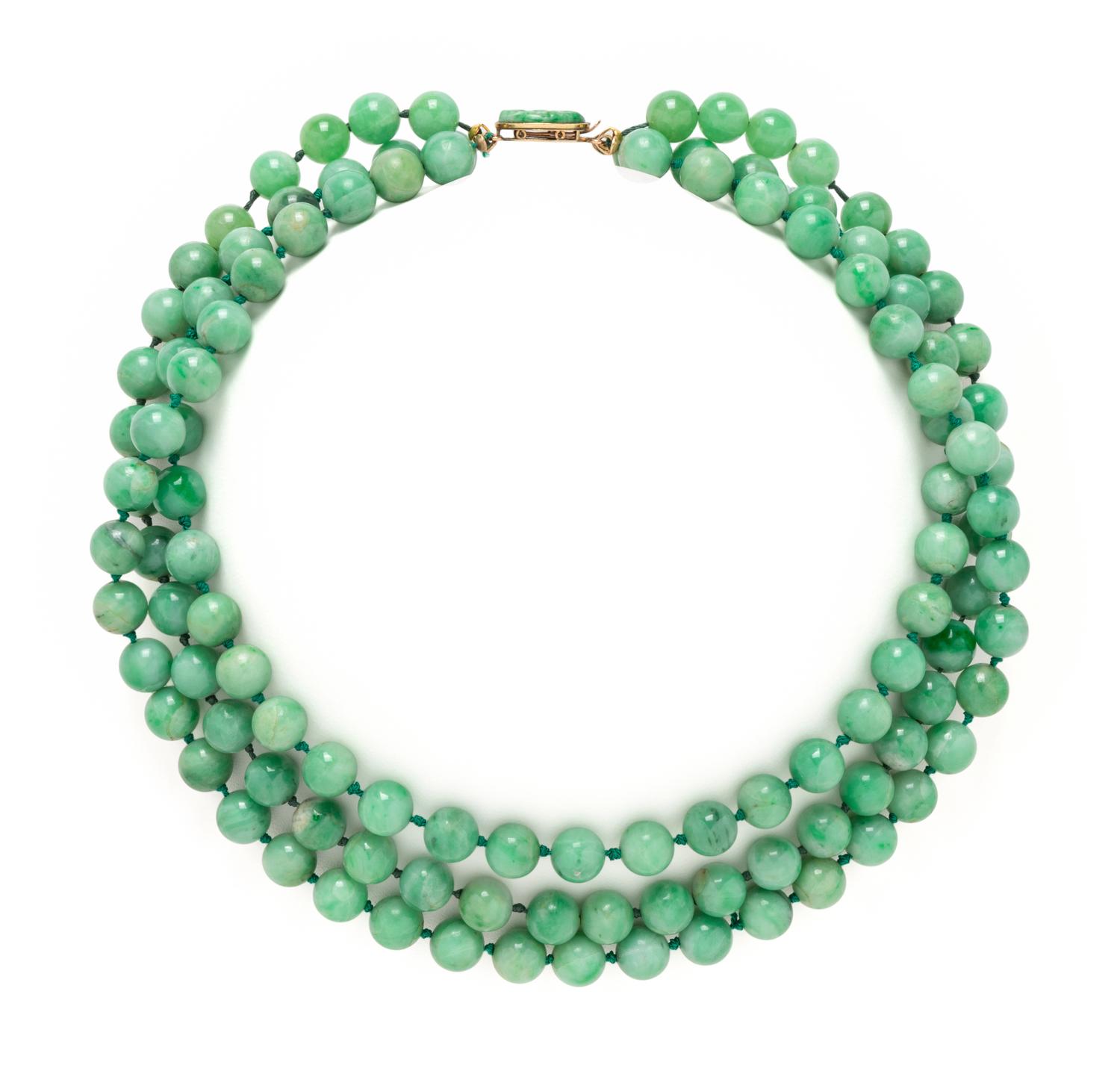 JADEITE BEAD NECKLACE