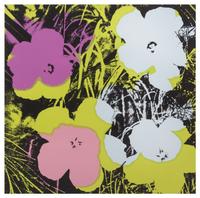 After Andy Warhol, (American, 1928-1987), Flowers, c. 1980 (a group of 4)