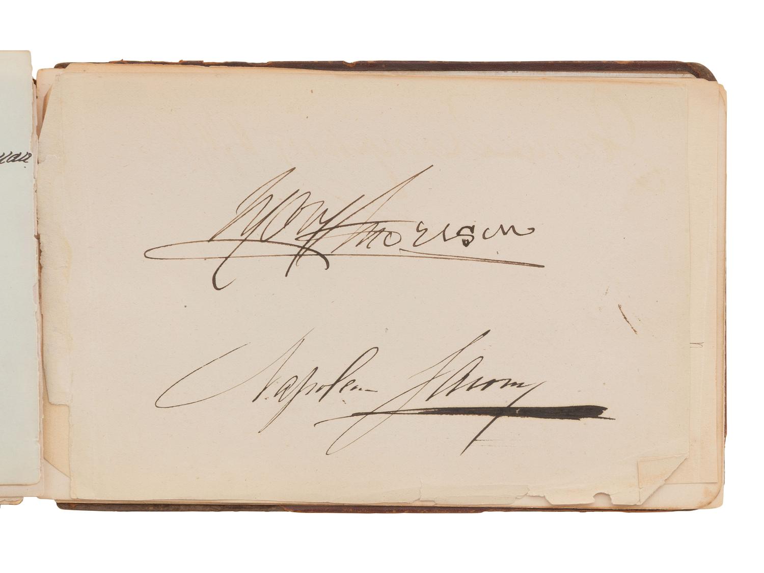 [Theater] Autograph Album, ca. 1881