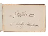 [Theater] Autograph Album, ca. 1881