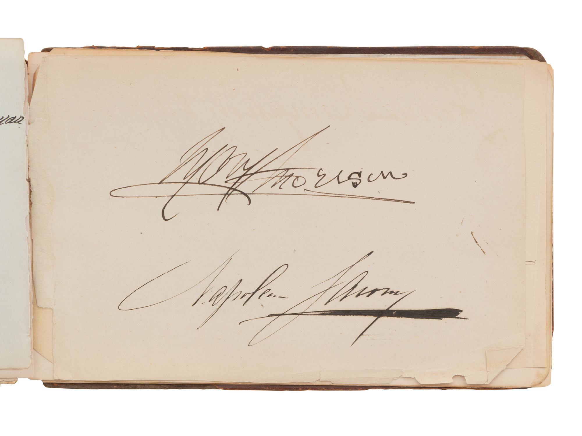 [Theater] Autograph Album, ca. 1881