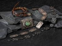 Navajo Silver Link Concha Belts and Belt Buckle, PLUS