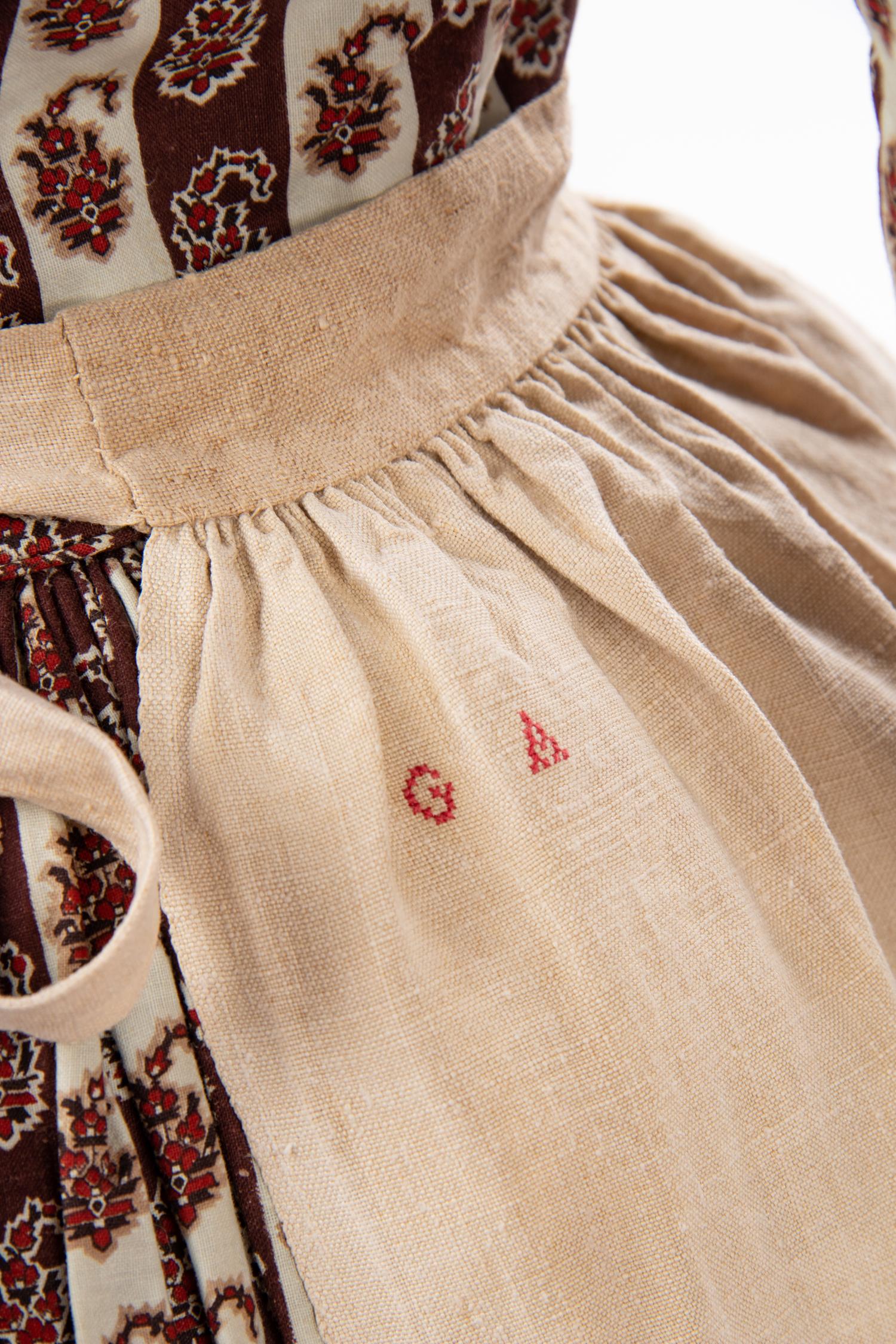 Three 19th Century Aprons, 1850-90
