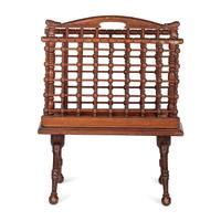 A Victorian Stick and Ball Collapsable Canterbury