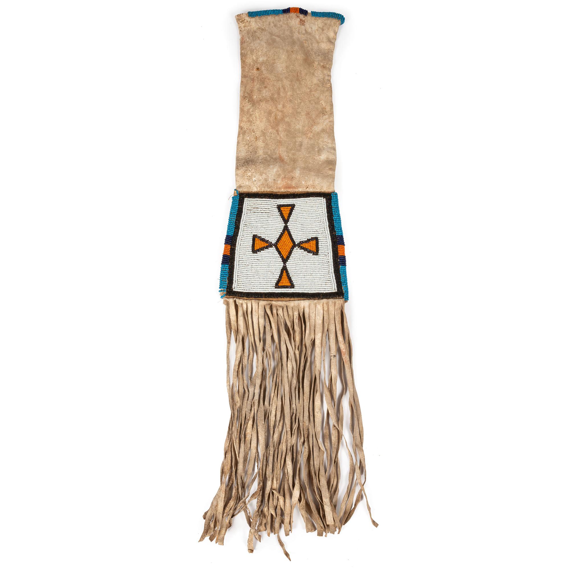 Blackfeet Beaded Tobacco Bag