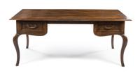 A Baker Writing Desk Height 29 1/4 x length 69 x depth 17 7/8 inches. — 20TH CENTURY